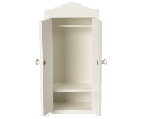 Maileg, White Wooden Closet (Mouse)