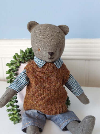 Maileg, Shirt, Slipover & Pants Set for Teddy Dad