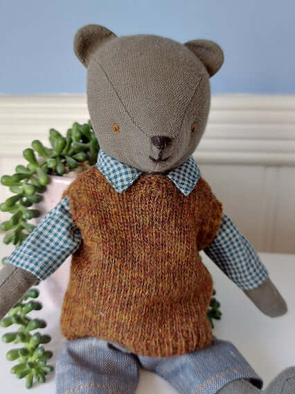 Maileg, Shirt, Slipover & Pants Set for Teddy Dad