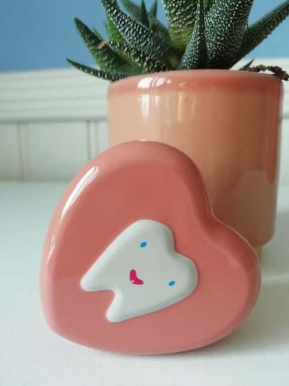 Maileg, My Heart Tooth Box (Coral)