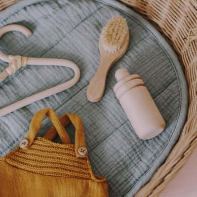 Olli Ella, Doll Pinewood Brush - Natural
