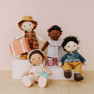 Olli Ella, Doll Travel Togs - Prairie Floral