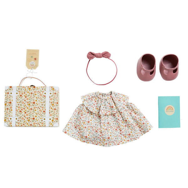 Olli Ella, Doll Travel Togs - Prairie Floral