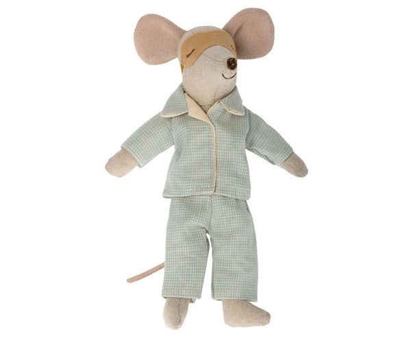 Maileg, Light Blue Pyjamas for Dad Mouse